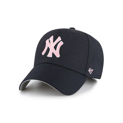 '47 York Yankees MVP Wool Hat Cap Navy/Baby Pink