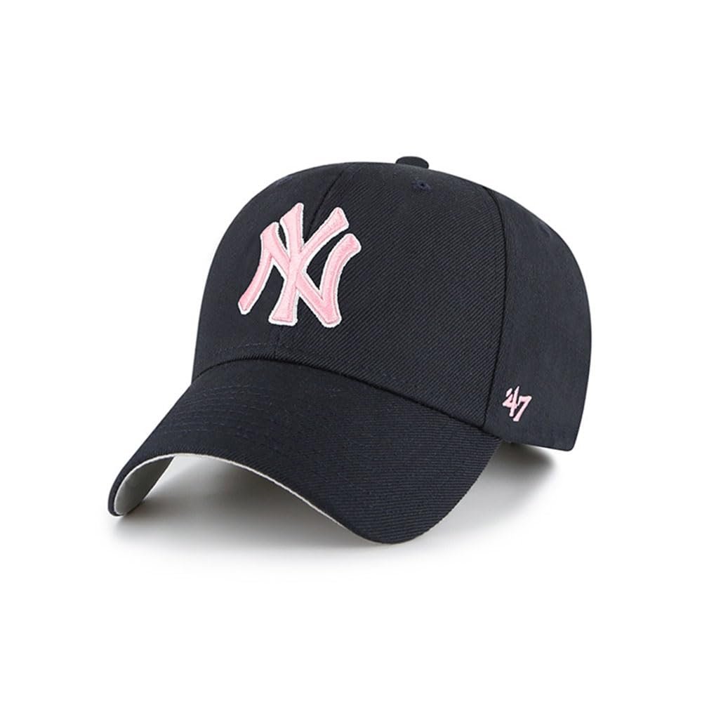 '47 York Yankees MVP Wool Hat Cap Navy/Baby Pink