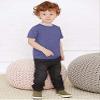 RABBIT SKINS Toddler Harborside Mlange Short Sleeve Jersey Tee, Mauvelous Melange, 5/6 view 3