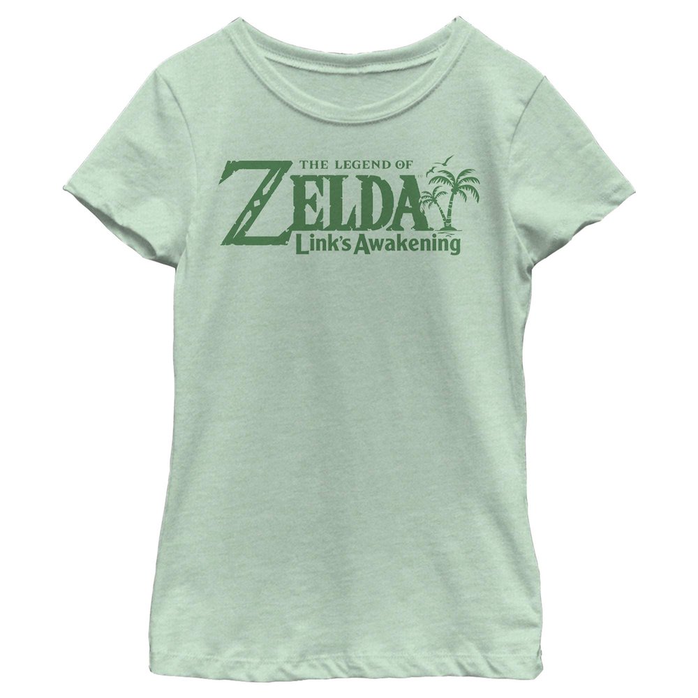 Fifth Sun girls Nintendo Eng Logo Short Sleeve Tee T Shirt, Mint, X-Small US