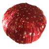 Taraluna - Fair Trade, Organic & Green Gifts Zen Zafu Sitting or Meditation Cushion with Silk Brocade Cover (Red/Gold) view 3