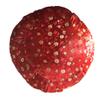 Taraluna - Fair Trade, Organic & Green Gifts Zen Zafu Sitting or Meditation Cushion with Silk Brocade Cover (Red/Gold) view 4