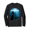 Beware the Scary Witch Spooky Lighthouse Halloween Long Sleeve T-Shirt view 1