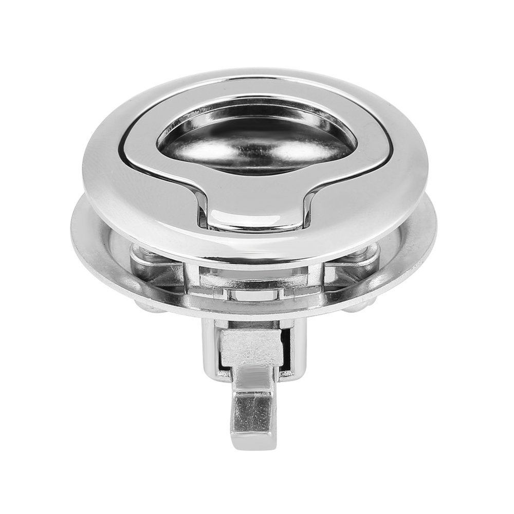 Acouto Flush Pull 1-10mm Zinc Alloy Flush Pull Hatch Flush Pull Pull Lock for RV Marine Boat RV