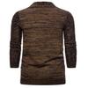 HZCX FASHION Men's Slim Fit Long Sleeve Open Front Cardigan Sweater with Pockets SJXZ1812-YM035-60-CO-US L Coffee view 3