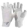 Drasry UV Protection Fishing Fingerless Gloves Men Women UPF 50+ SPF for Fishing Kayak Paddling Hiking Sailing Rowing Sun Gloves Gray L view 1