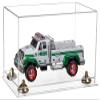 Better Display Cases Versatile Clear Acrylic Display Case - Medium Rectangle Box with Gold Risers and Clear Base 14" x 8" x 8.5" (A011-GR) view 1