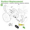 10L0L Golf Cart Brake Cable for Club Car Precedent 2008-up, L+R Driver and Passenger Side, OEM# 103528701 102557501 103528702 102557502 (1 Set) view 3