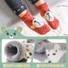 Eocom 6 Pairs Baby Boys Girls Wool Socks Infant Toddlers Kids Unisex Winter Thick Soft Warm Thermal Crew Socks(1-3 Years, Cartoon Color) view 3