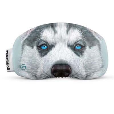 GOGGLESOC - Microfiber Protective Goggle Cover, Ski, Snowboard (Husky)