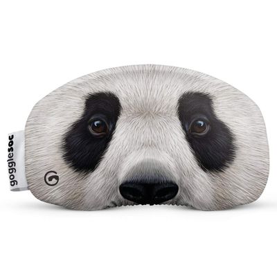 GOGGLESOC - Microfiber Protective Goggle Cover, Ski, Snowboard (Panda)
