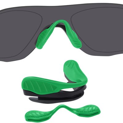 BLAZERBUCK Replacement Nose Piece Pads for Oakley EVZero Path/Pitch/Range/Blades Sunglasses - Dark Green