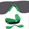BLAZERBUCK Replacement Nose Piece Pads for Oakley EVZero Path/Pitch/Range/Blades Sunglasses - Dark Green view 1