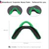 BLAZERBUCK Replacement Nose Piece Pads for Oakley EVZero Path/Pitch/Range/Blades Sunglasses - Dark Green view 2