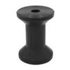 GHmarine 4 Inch Width Boat Trailer Black Molded Rubber Spool Roller - 5/8 Hole view 3