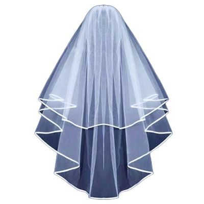 LeJulyeekay Wedding Bridal Cathedral Veil Halloween Headwear Long Black Veil for Women Girls