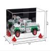 Better Display Cases Versatile Acrylic Display Case - Medium Rectangle Box with Mirror, Red Risers and Clear Base 14" x 8" x 8.5" (A011-RR) view 2