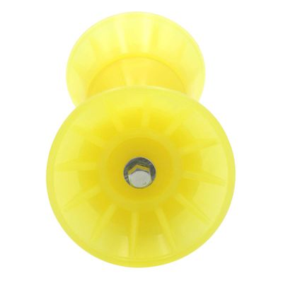 GHmarine 4" Boat Trailer Roller Bow Stop Assembly 1/2" Shaft Non Marking Polyurethane