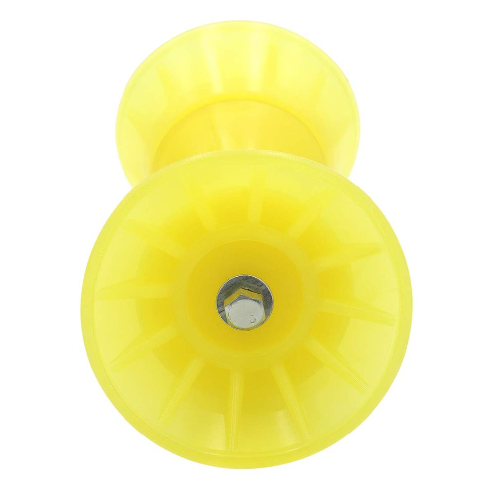 GHmarine 4" Boat Trailer Roller Bow Stop Assembly 1/2" Shaft Non Marking Polyurethane