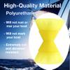 GHmarine 4" Boat Trailer Roller Bow Stop Assembly 1/2" Shaft Non Marking Polyurethane view 2