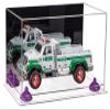 Better Display Cases Versatile Acrylic Display Case - Medium Rectangle Box with Mirror, Purple Risers and Clear Base 14" x 8" x 8.5" (A011-PR) view 1