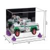 Better Display Cases Versatile Acrylic Display Case - Medium Rectangle Box with Mirror, Purple Risers and Clear Base 14" x 8" x 8.5" (A011-PR) view 2