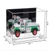 Better Display Cases Versatile Acrylic Display Case - Medium Rectangle Box with Mirror, White Risers and Clear Base 14" x 8" x 8.5" (A011-WR) view 2
