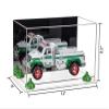 Better Display Cases Versatile Acrylic Display Case - Medium Rectangle Box with Mirror, Green Risers and Clear Base 14" x 8" x 8.5" (A011-GRR) view 2
