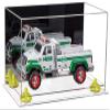 Better Display Cases Versatile Acrylic Display Case - Medium Rectangle Box with Mirror, Yellow Risers and Clear Base 14" x 8" x 8.5" (A011-YR) view 1