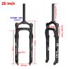 BOLANY Snow Bike Front Fork for A Bicycle 26inch Aluminum Alloy Air Gas Fat Fork Bike for 4.0" Tire Bicycle Accessories view 2