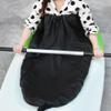 Acouto Spray Skirt Kayak Adjustable Kayak Spray Cover Nylon Kayak Spray Skirt Cover Water Sports Accessory(Black) view 2