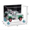 Better Display Cases Versatile Acrylic Display Case - Medium Rectangle Box with Mirror, Light Blue Risers and Clear Base 14" x 8" x 8.5" (A011-BLR) view 2