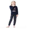 VENTELAN Family Matching Christmas Pajamas Set Holiday Santa Claus Sleepwear Cotton PJS Set for Couples and Kids,Men,2XL view 4