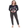 VENTELAN Family Matching Christmas Pajamas Set Holiday Santa Claus Sleepwear Cotton PJS Set for Couples and Kids,Men,L view 2