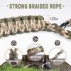 GLORYFIRE Duck Call Lanyard with Removable Drops Secures 11 Call Premium Real Nylon Game Call Lanyard Hand Braided Camo 550LB Paracord Goose Calls for Predator Ducks view 2