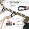 GLORYFIRE Duck Call Lanyard with Removable Drops Secures 11 Call Premium Real Nylon Game Call Lanyard Hand Braided Camo 550LB Paracord Goose Calls for Predator Ducks view 3