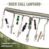 GLORYFIRE Duck Call Lanyard with Removable Drops Secures 11 Call Premium Real Nylon Game Call Lanyard Hand Braided Camo 550LB Paracord Goose Calls for Predator Ducks view 4