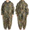 Amoper Ghillie Suit 3D Leafy Hunting Suits, Outdoor Hooded Camouflage Clothing for Man, Gilly Suit Camo Outfit with Jacket & Pants -Breathable view 2