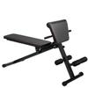 GYMAX Multi-Workout Bench, Foldable Sit-up Abdominal Back Extension Strength Training Roman Chair Preacher Curl with Adjustable Height and Angle, Suitable for Whole Body Exercise (Black) view 1