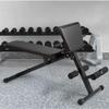 GYMAX Multi-Workout Bench, Foldable Sit-up Abdominal Back Extension Strength Training Roman Chair Preacher Curl with Adjustable Height and Angle, Suitable for Whole Body Exercise (Black) view 4