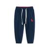 EISHOW Toddler Boys Girls Cotto Sweatpant Jogger Pants Cartoon Dinosaur Active Sports Leggings for Kids 2-7 Years Old (Navy + Red,4-5 Years) view 3