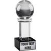 Crown Awards Baseball Austerity Trophy, 6" Crystal Baseball Trophies Prime view 1