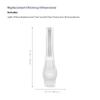Light of Mine: 1.125" x 5.5" Oil Lamp Replacement Chimney, Clear Borosilicate Glass, Smooth Top, Heat-Resistant Oil Lamp Globe Replacement (1-1/8" x 5-1/2") view 2