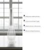 Light of Mine: 1.125" x 5.5" Oil Lamp Replacement Chimney, Clear Borosilicate Glass, Smooth Top, Heat-Resistant Oil Lamp Globe Replacement (1-1/8" x 5-1/2") view 4