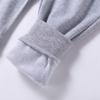 EISHOW 2-Pack Boys Sweatpants, Toddler Girls Cotton Elastic Jogger Pants Active Sports Leggings 1-12 Years Old Trousers (7-8 Years,Gray+Light Blue) view 4