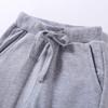 EISHOW 2-Pack Boys Sweatpants, Toddler Girls Cotton Elastic Jogger Pants Active Sports Leggings 1-12 Years Old Trousers (8-10 Years,Gray+red) view 4