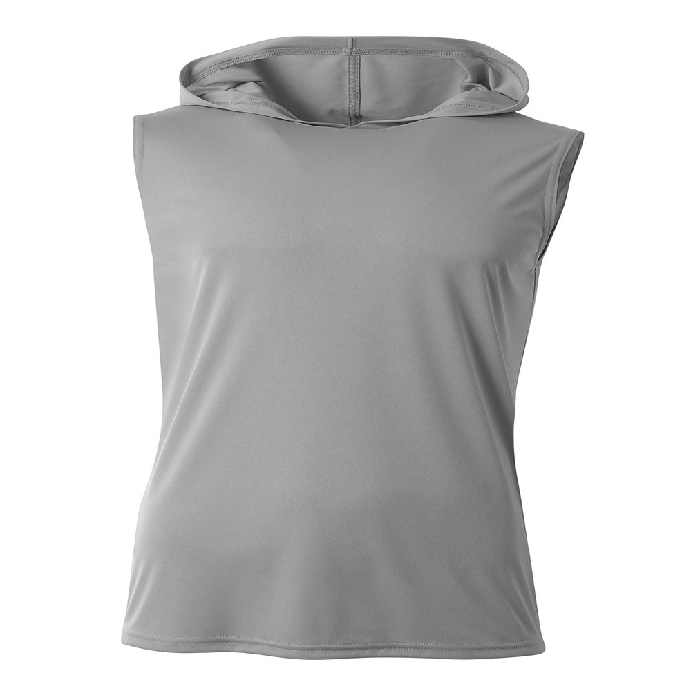 A4 Sleeveless Hooded Tee