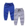 EISHOW 2-Pack Boys Sweatpants, Toddler Girls Cotton Elastic Jogger Pants Active Sports Leggings 1-12 Years Old Trousers (10-12 Years,Blue+Gray) view 1
