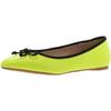 Penny Loves Kenny womens Ballet Flat, Neon Yellow, 7.5 Wide US view 1