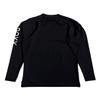 Roxy Girls Whole Hearted - Long Sleeve UPF 50 Rashguard - Girls 2-7 - 3 - Black Anthracite 3 view 2